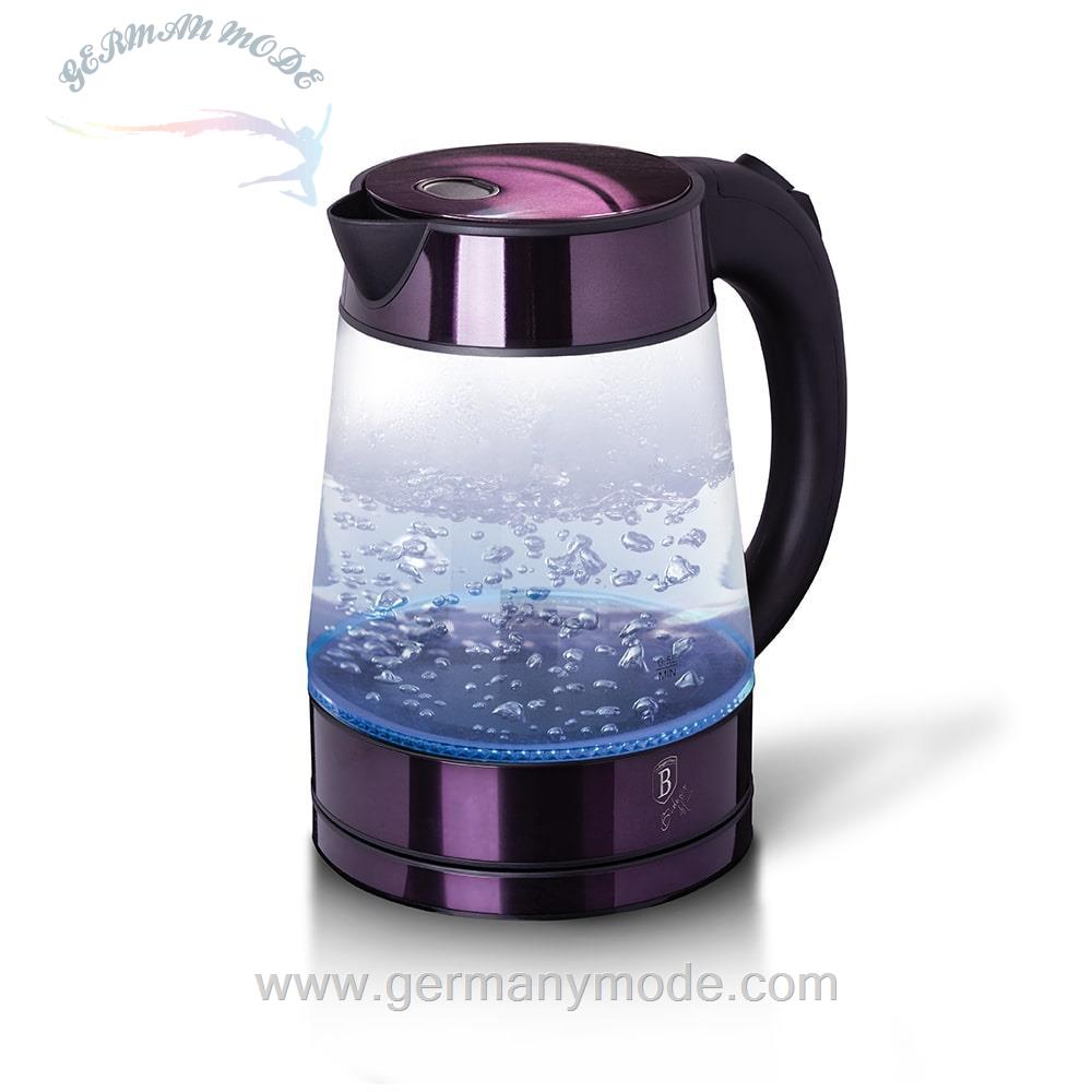 کتری برقی برلینگر هاوس مجارستان BERLINGER HAUS ELECTRIC GLASS KETTLE BH / 9126 PURPLE COLLECTION