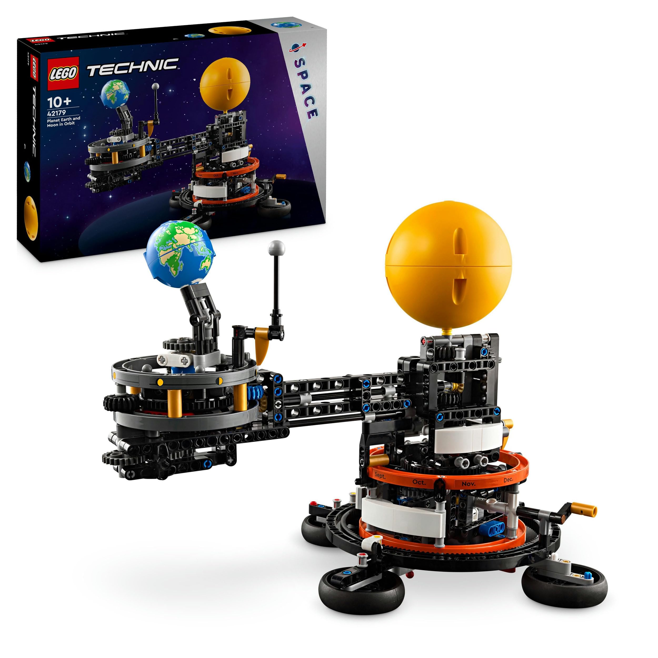 خرید از آمازون - مجموعه بازی LEGO Technic Sun Earth Moon، هدیه برای کودکان 10 سال به بالا، اسباب بازی برای نمایش منظومه شمسی، به پسران و دختران اجازه می دهد تا به صورت تخیلی و مستقل بازی کنند 42179 Single