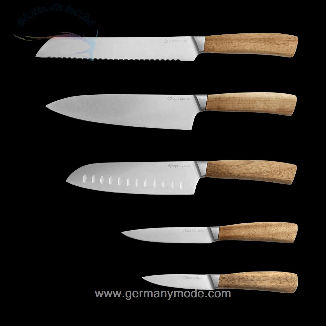 ست چاقو آشپزخانه 5 پارچه اسپرینگلن آلمان Springlane Messerset 5-tlg
