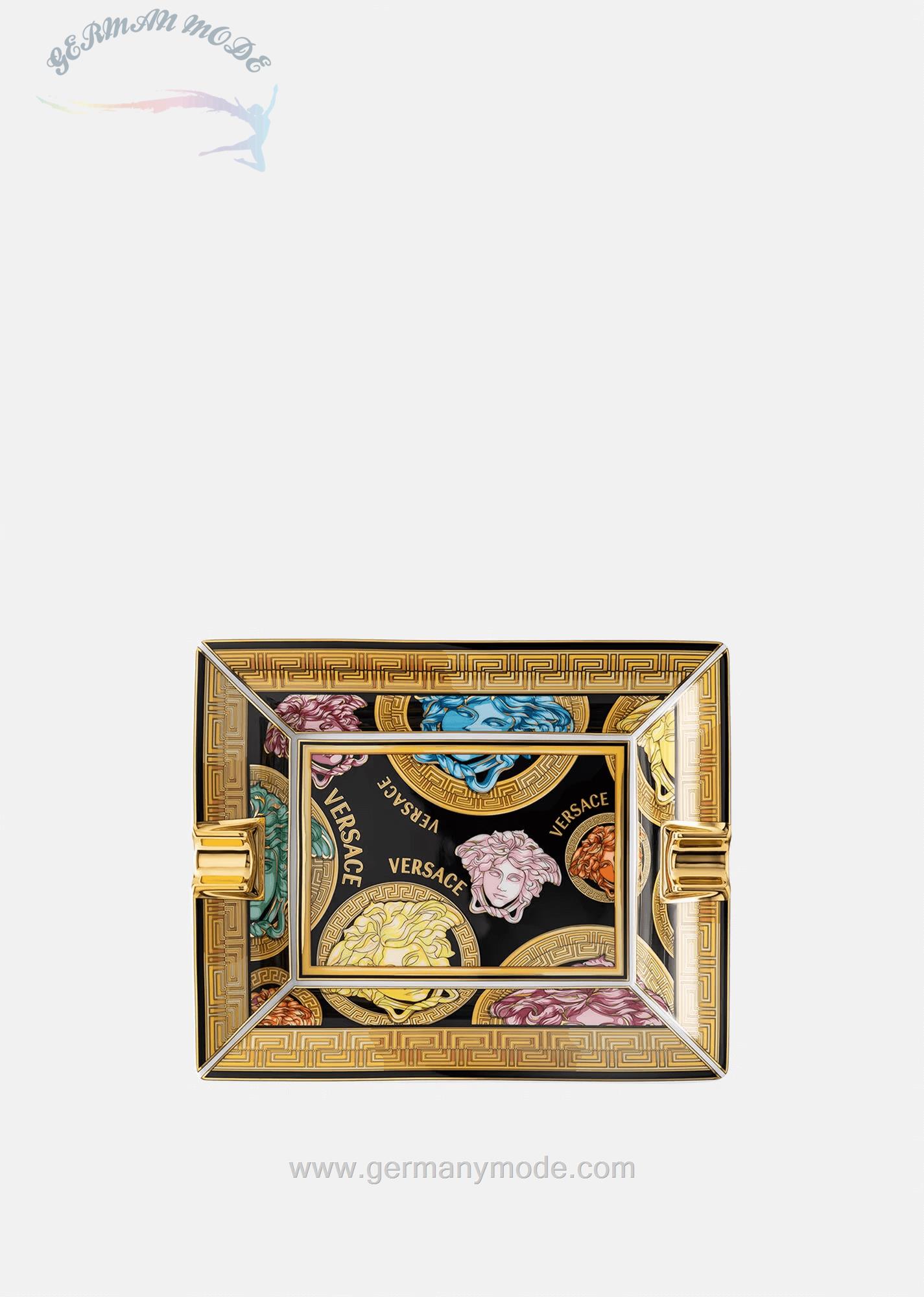 زیر سیگاری ورساچه ایتالیا VERSACE MEDUSA AMPLIFIED ASCHENBECHER 16 CM