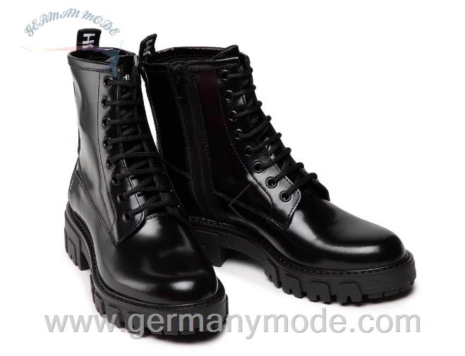 نیم بوت زنانه هوگو باس آلمان Model Axel Bootie-a Schnürstiefeletten HUGO schwarz 40 (Artikelnummer: 5I058/70X40)