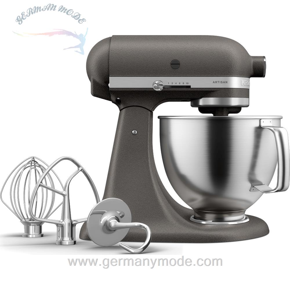 غذا ساز همه کاره کیچن اید آمریکا KitchenAid KÜCHENMASCHINE KIPPBARER MOTORKOPF 4,7L – ARTISAN BY YOU 5KSM193AD-Grey