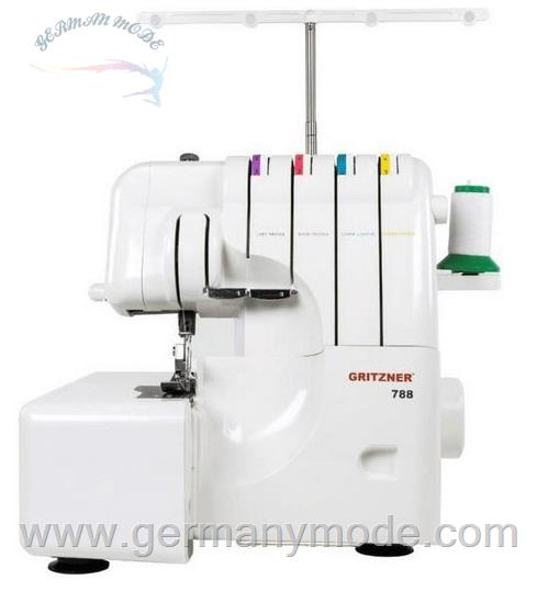 چرخ خیاطی اورلاک 5 پایه گریتزنر Gritzner Overlock-Nähmaschine GRITZNER 788 Overlock