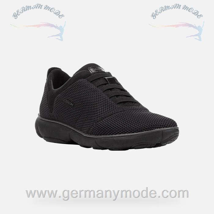 کتانی ورزشی زنانه جی اوکس ایتالیا GEOX NIEDRIGE SNEAKERS Nebula Dame Schwarz