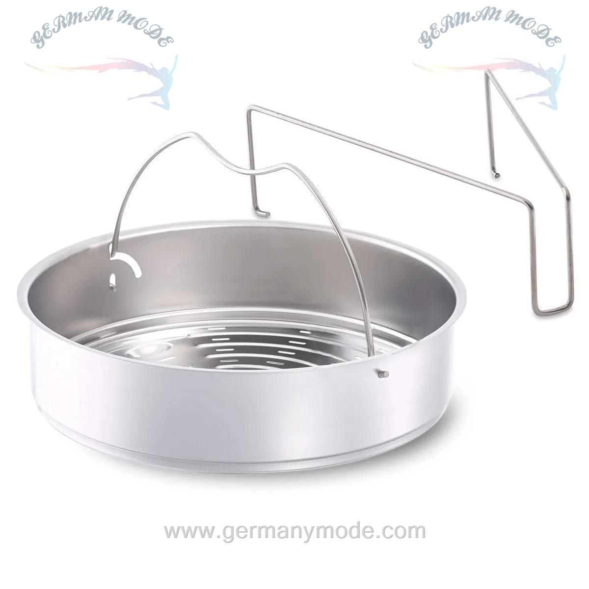 سبد بخارپز داخل زودپز فیسلر آلمان Fissler Schnellkochtopf-Zubehör Einsatz gelocht (inkl. Dreibein)