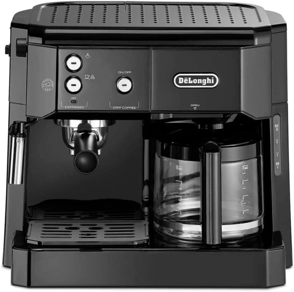 اسپرسو ساز قهوه ساز ترکیبی دلونگی ایتالیا DeLonghi BCO 411.B ماشین ترکیبی مشکی تکی مشکی 1.4 لیتری
