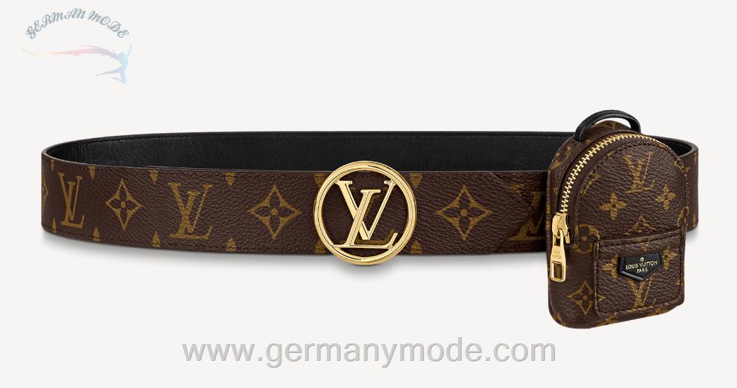 کمربند زنانه لویی ویتون فرانسه LOUIS VUITTON LV PALM SPRINGS GÜRTEL 35 MM M0353Y