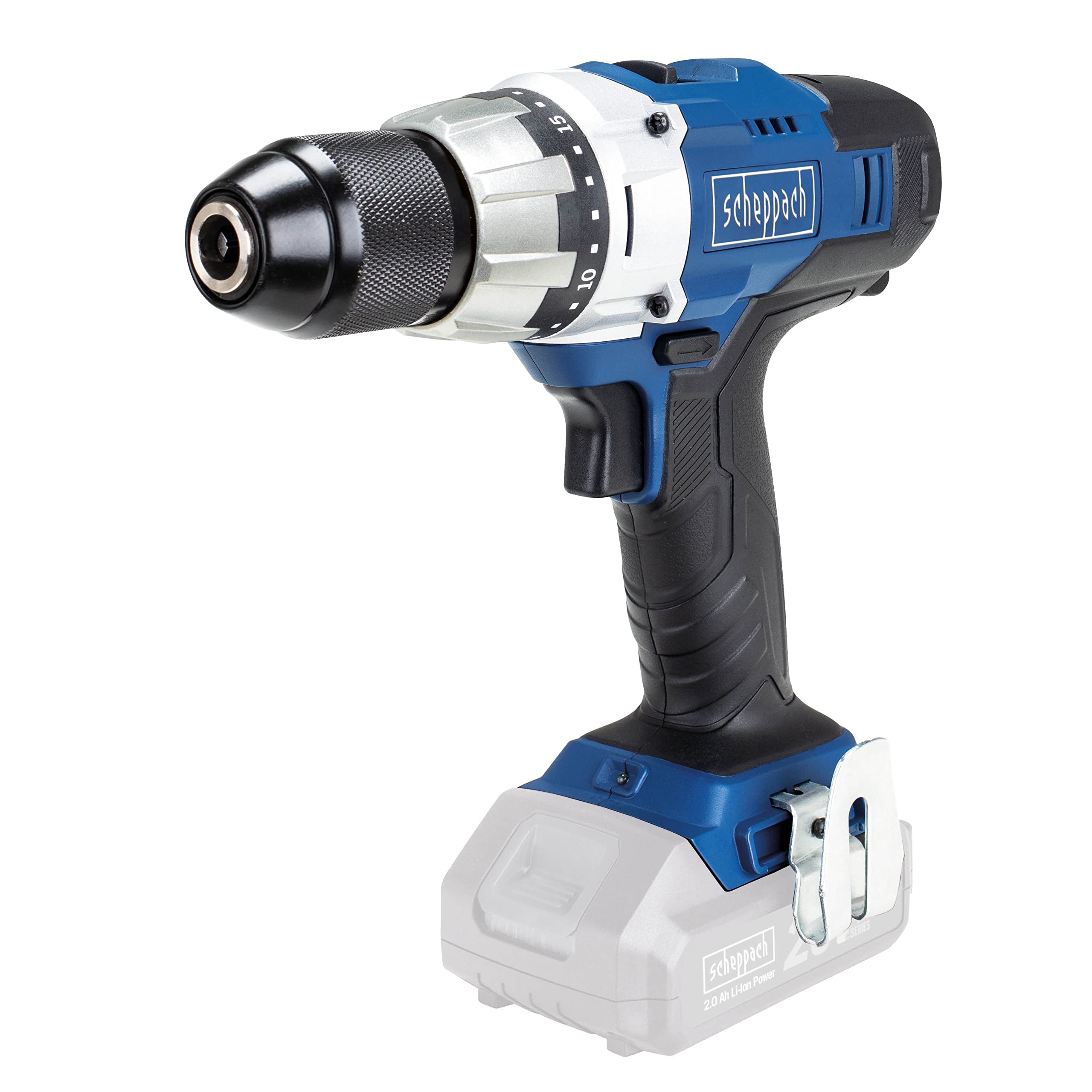 خرید از آمازون - دریل/درایور شارژی Scheppach CDD45-20ProS 20 ولت 45 نیوتن متر گیربکس 2 سرعته حداکثر 1600 دقیقه