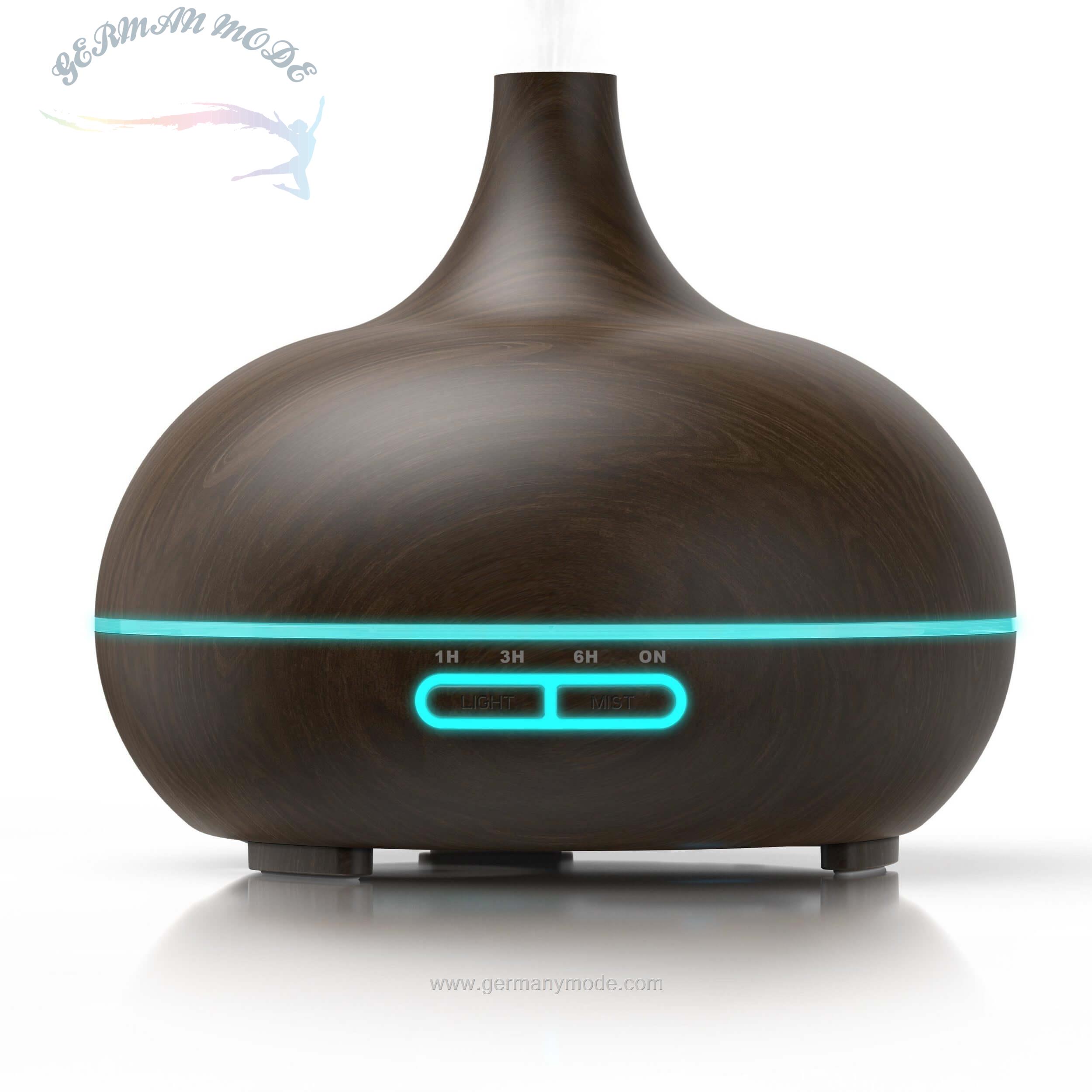 دستگاه خوشبو کننده هوا آرندو آلمان Arendo Diffuser-300 l Wassertank- Aroma Diffuser in Holz Design mit LED - Diffusor