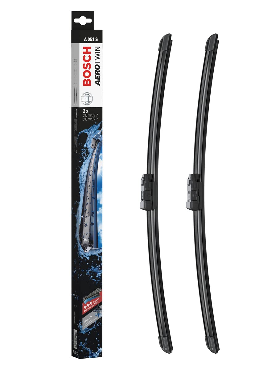 خرید از آمازون - برف پاک کن بوش Aerotwin A051S، طول: 530mm/530mm – مجموعه ای برای شیشه جلو