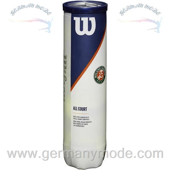 توپ تنیس 4 عددی ویلسون آمریکا WILSON ROLAND GARROS ALL COURT LOGO 4 ST