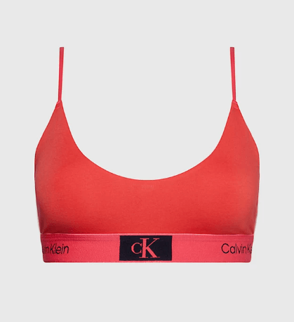 نیم تنه زنانه کلوین کلین آمریکا Calvin Klein String Bralette CK96 Cool Melon 000QF7216E97A