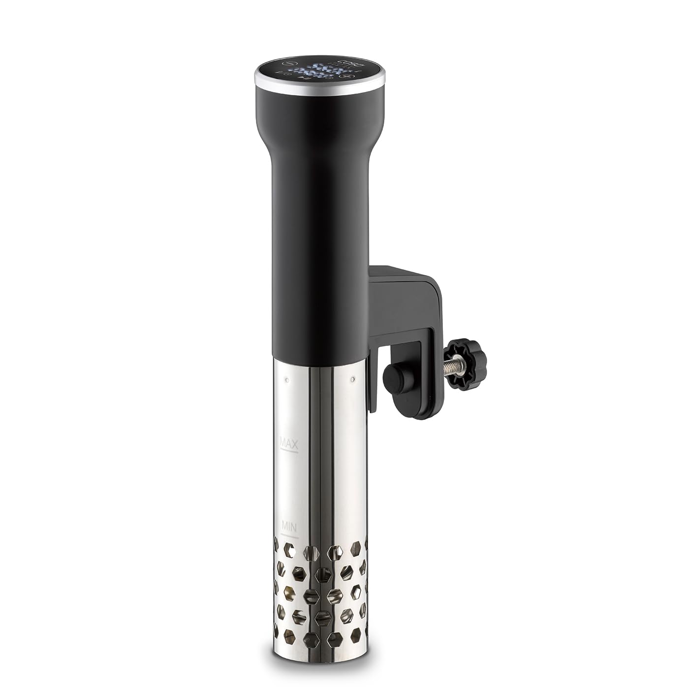 خرید از آمازون - CASO SV400 Sous Vide Stick، برای ظروف تا حجم 20 لیتر، 25 تا 90 درجه سانتیگراد با افزایش 0.5 درجه سانتیگراد، IPX7، طراحی تکی با صرفه جویی در فضا