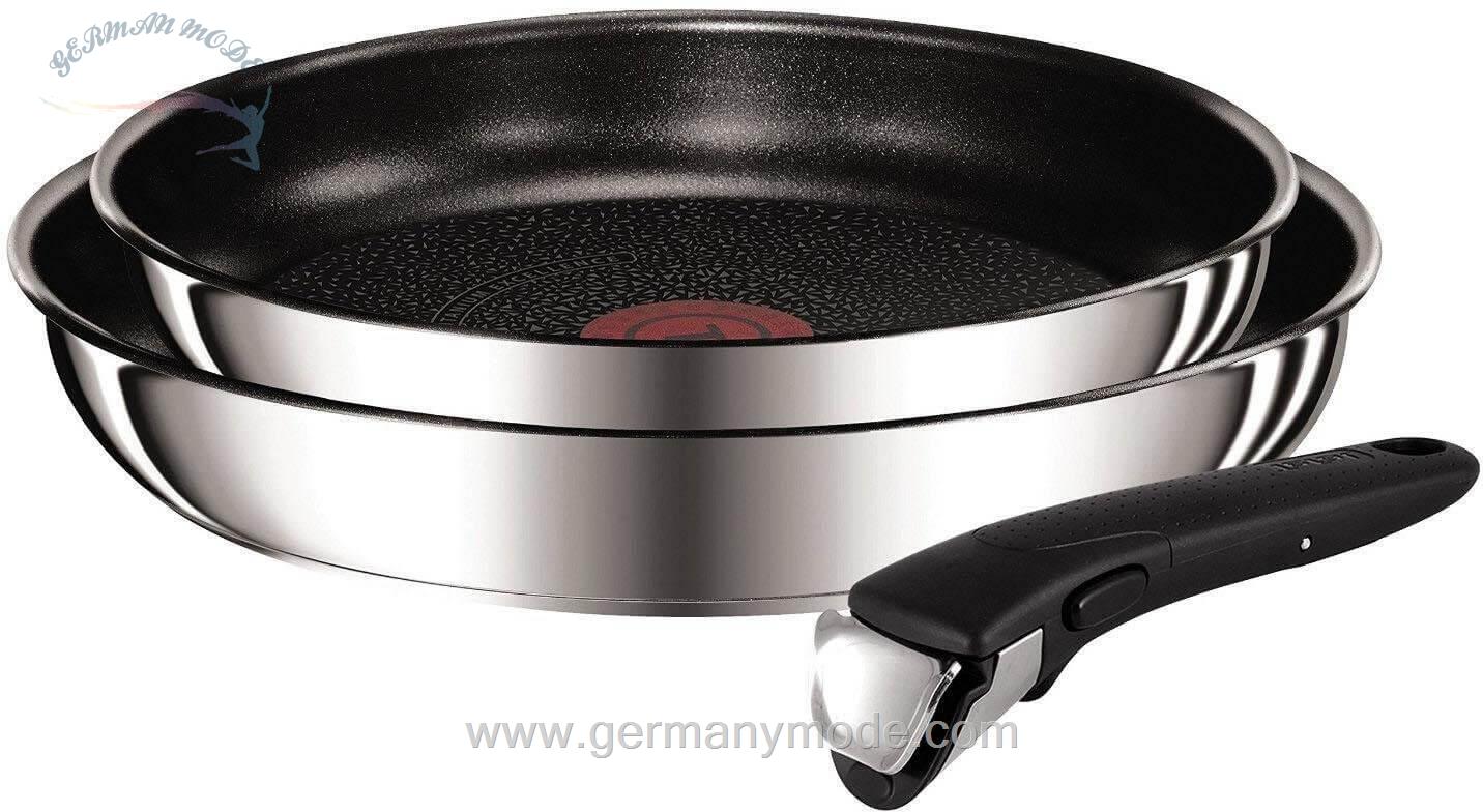 تابه 3 پارچه تفال فرانسه Tefal Pfannen-Set Ingenio Preference Edelstahl Set, 3-tlg