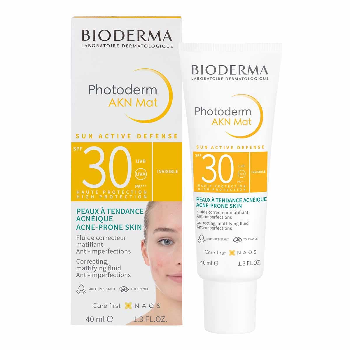 خرید از آمازون - PHOTODERM AKN Mat SPF 30 40ml | جلوگیری از ظهور عیوب – محافظت در برابر UVA-UVB | پوست های مختلط تا چرب – پوست های مستعد آکنه با عیوب خفیف تا متوسط محافظ خورشیدی صورت 40 میلی لیتر (بسته 1 عددی)