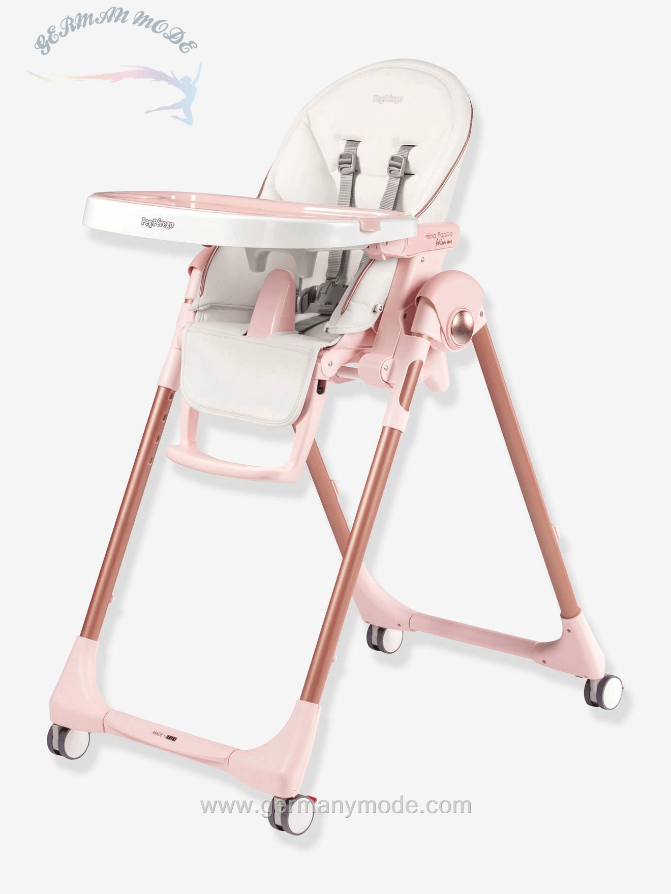 صندلی غذا کودک پگ پرگو Peg Perego Hochstuhl Prima Pappa Follow Me PEG PEREGO - rosa
