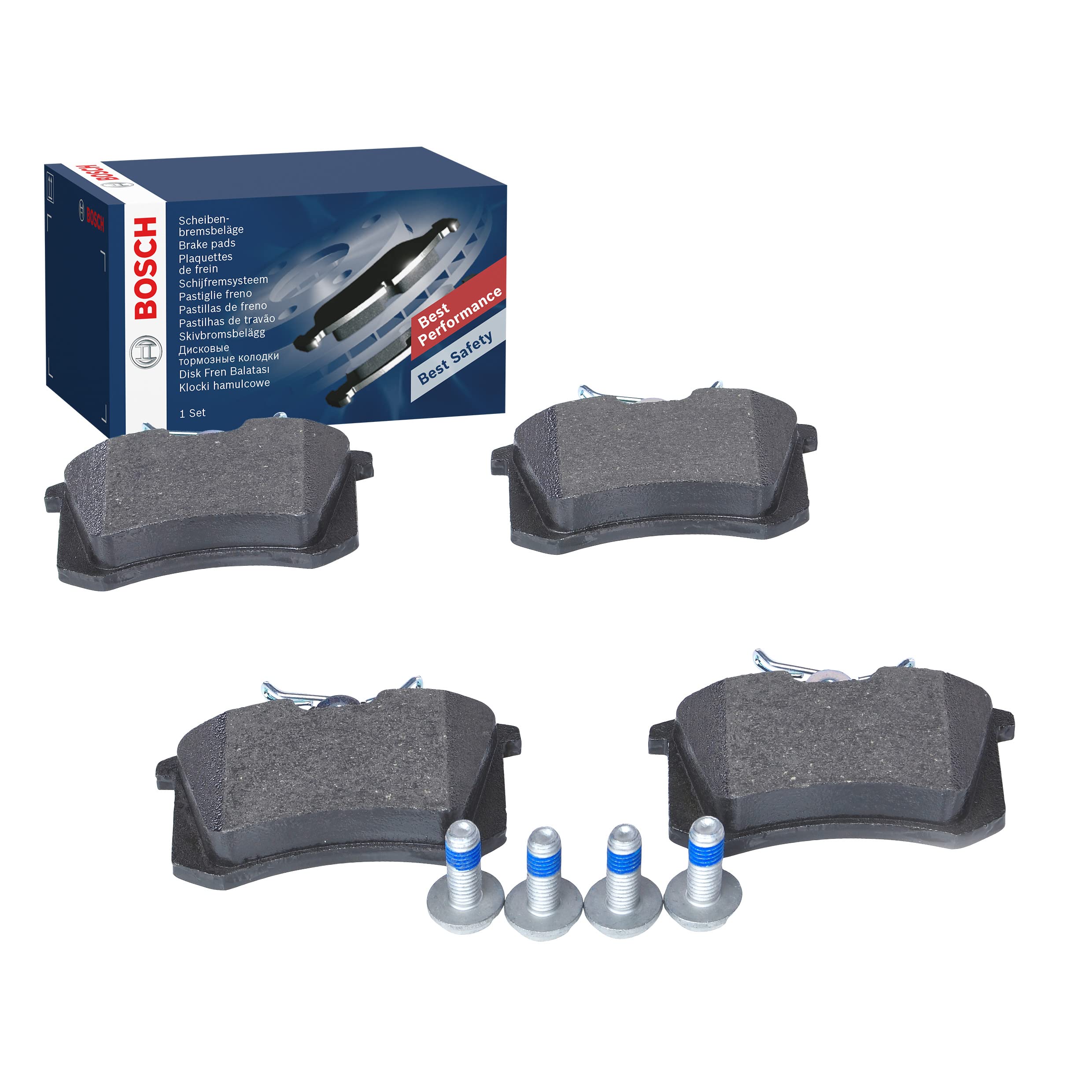 لنت ترمز بوش BP617 بوش - اکسل عقب - گواهی ECE-R90 - چهار لنت ترمز در هر مجموعه