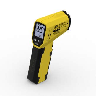 خرید از آمازون - TROTEC BP21 Infrarot Thermometer, Pyrometer, Temperaturmessgerät -35 °C bis +800°C, Berührungslos Thermometer Digital LCD, Hintergrundbeleuchtbares Display Single