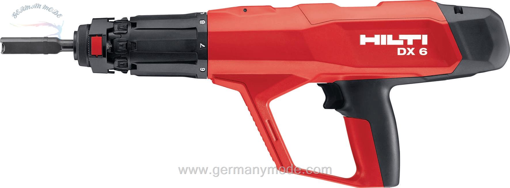 تفنگ پیچ و مهره میخکوب هیلتی لیختن اشتاین DX 6-GR PULVERBETRIEBENES BOLZENSETZGERÄT FÜR GITTERROST