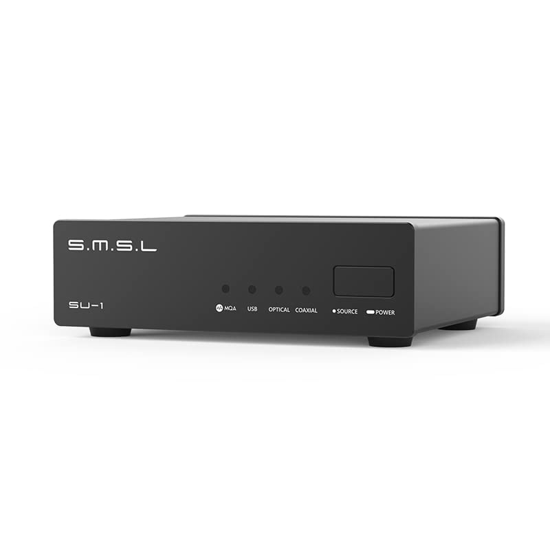 خرید از آمازون - رسیور صوتی SMSL SU-1 MQA MQA-CD AK4493S XU316 768kHz/32Bit DSD512 Hi-Res DAC