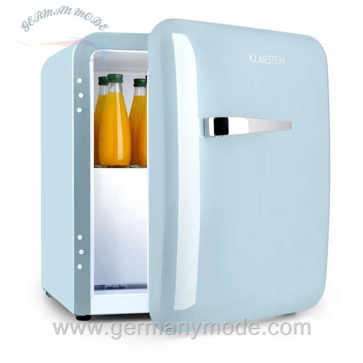 مینی یخچال فریزر 37 لیتری کلارشتاین آلمان Klarstein Audrey Mini 2in1 Kühlschrank Minibar Mini-Kühlschrank Pastellblau 39 dB 37 Ltr