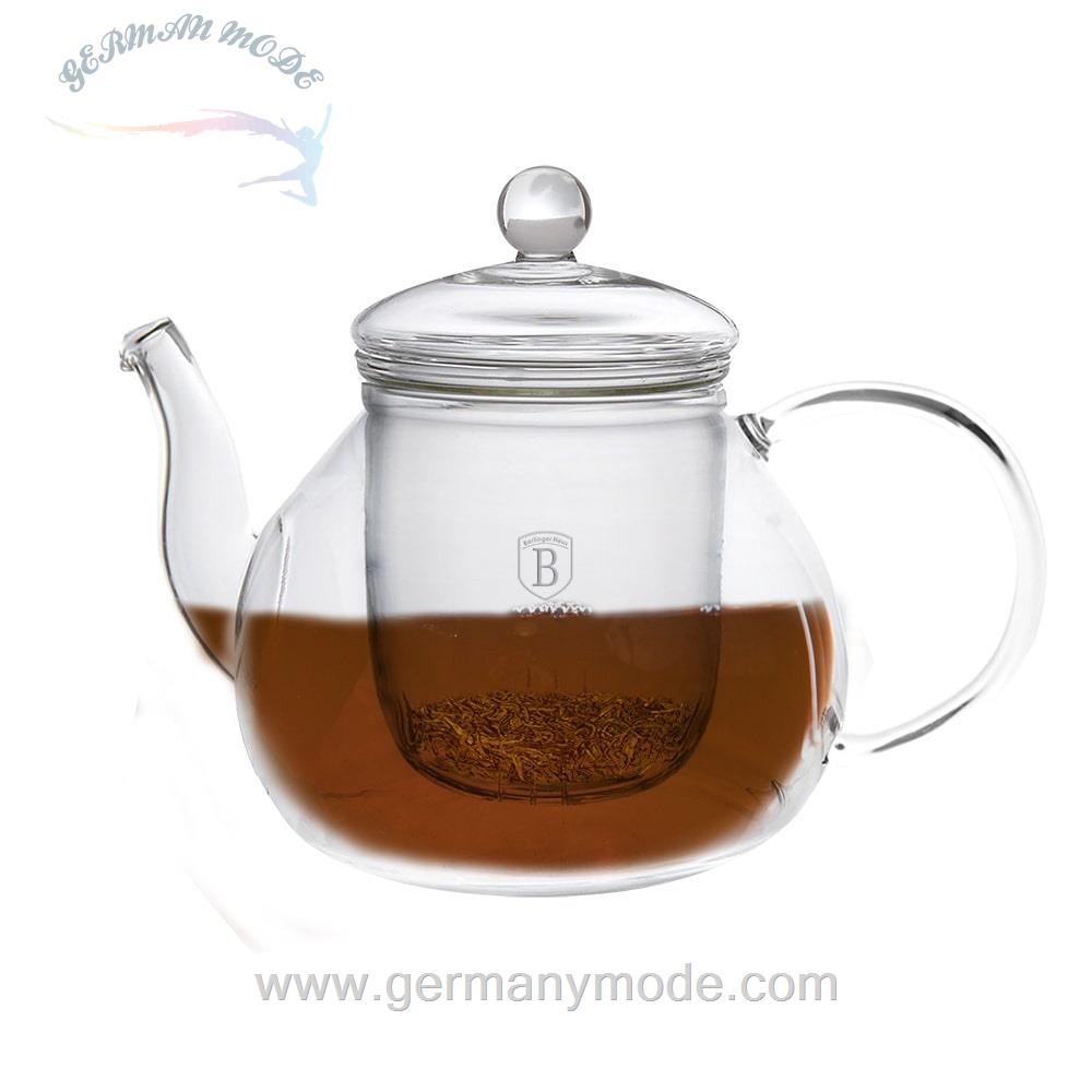 قوری شیشه ای 1 لیتر برلینگر هاوس مجارستان Berlinger Haus Glass Teapot BH-7828