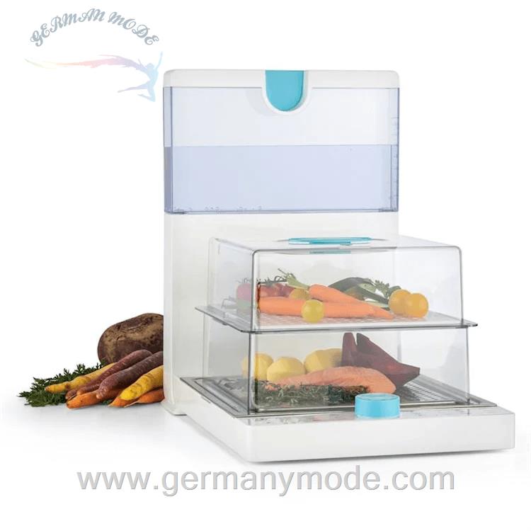 بخارپز برقی کلارشتاین آلمان Klarstein Steam Spa Dampfgarer Weiß 1500 watt