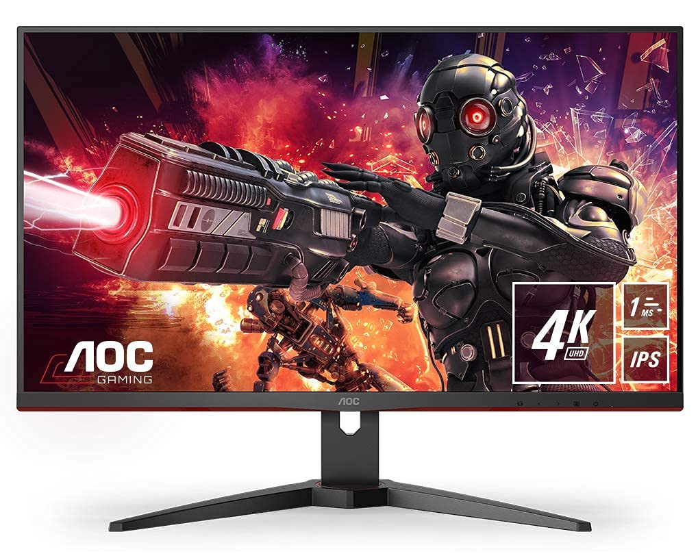 خرید از آمازون - AOC Gaming U28G2AE - 28 Inch 4K UHD Monitor, 60Hz, 1ms MPRT, IPS, AMD FreeSync, Speakers, Game Modes (3840 x 2160, 300 cd/m², HDMI 2.0/DP1.2)