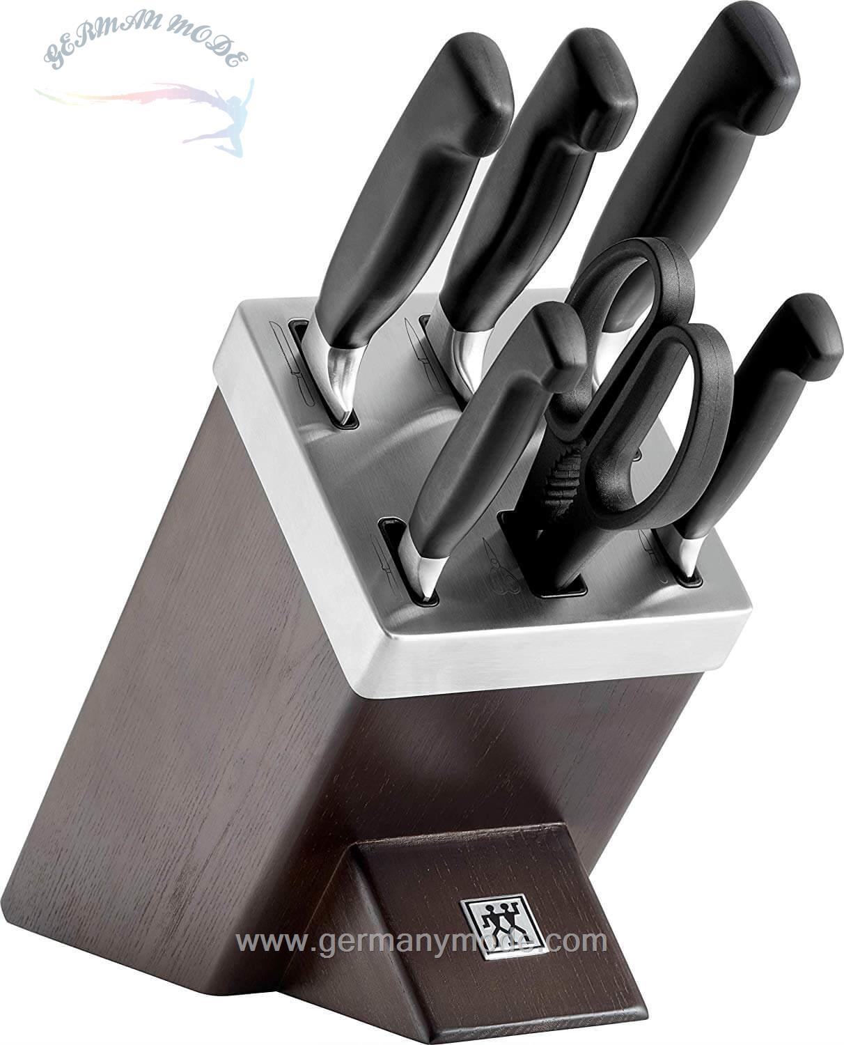 ست چاقو آشپزخانه 7 پارچه زولینگ آلمان Zwilling Messerblock Vier Sterne 7tlg