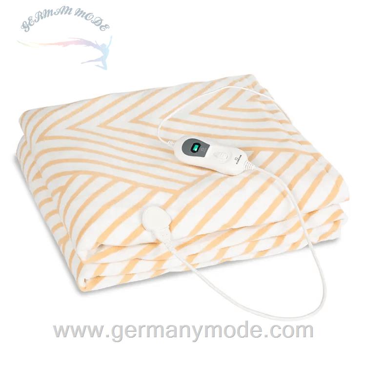 پتو برقی کلارشتاین آلمان Klarstein Dr. Watson XXL Heizdecke Beige gemustert 120 watt