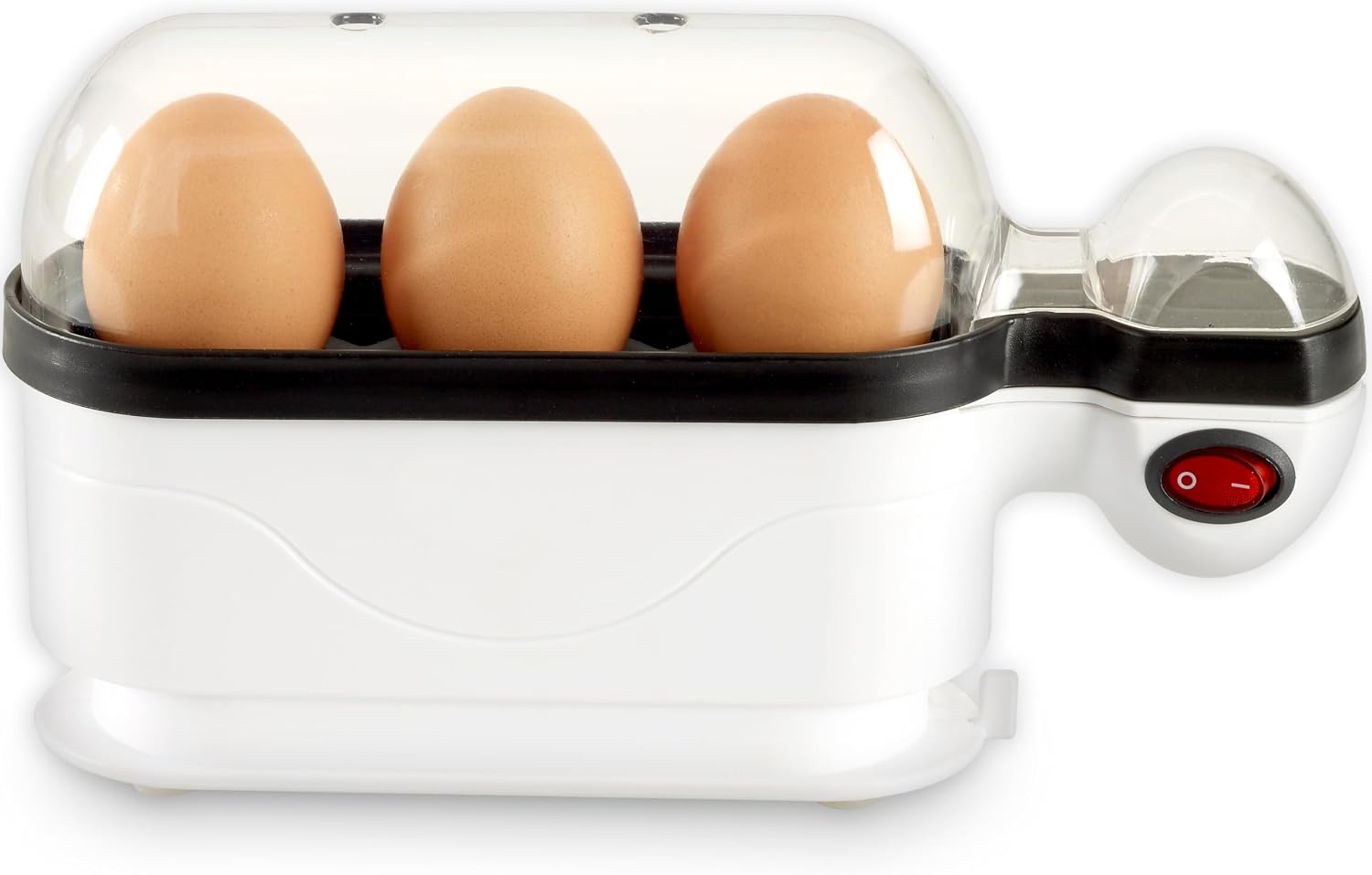 تخم مرغ پز تریزا سوئیس Trisa Eggolino برای ۳ عدد تخم مرغ، طراحی کم جا، روکش نچسب