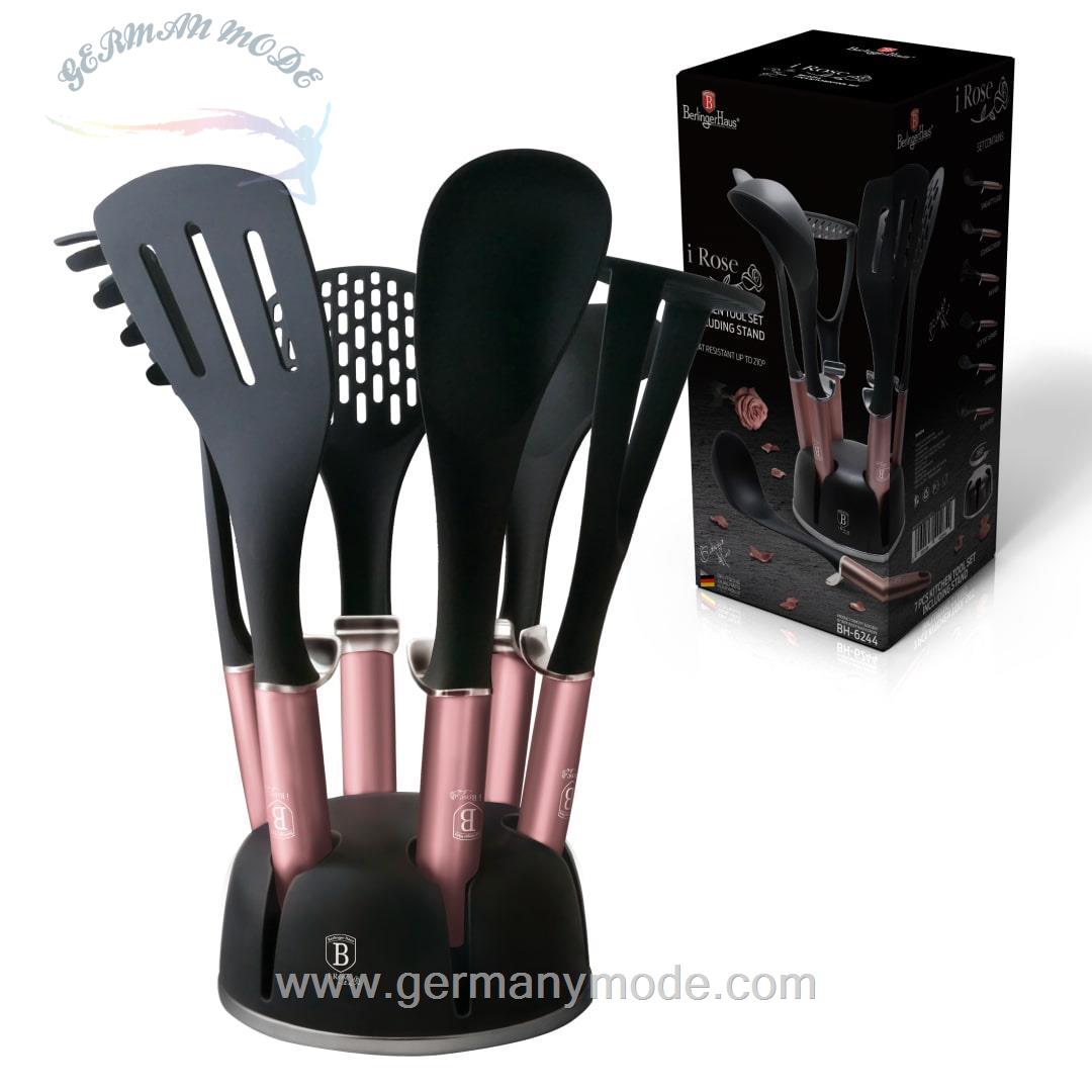 ست کفگیر ملاقه 7 پارچه برلینگر هاوس مجارستان Berlinger Haus Kitchen Tool Set BH-6244 I-Rose Collection