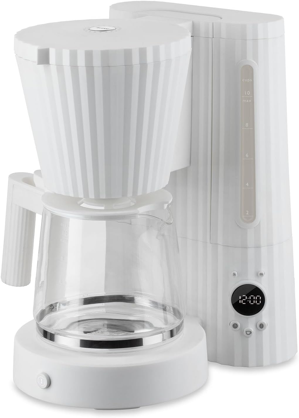 قهوه ساز فیلتردار السی ایتالیا Alessi Plissé MDL14 W - با طراحی خاص، ساخته شده از رزین ترموپلاستیک، 150 میلی‌لیتر، سفید