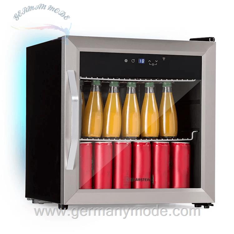 یخچال بطری سرد کن 47 لیتری کلارشتاین آلمان Klarstein Coachella 50 Onyx Weinkuhlschrank Silber 47 Ltr