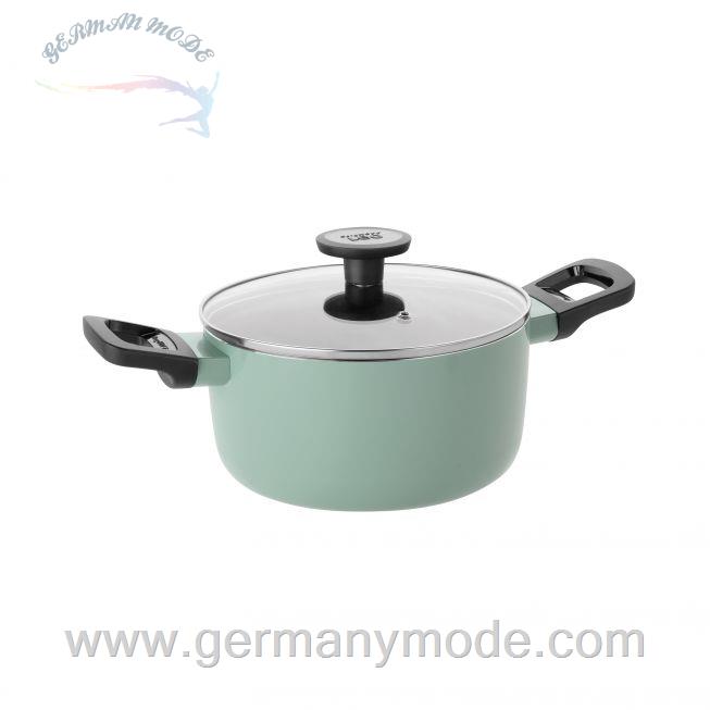 قابلمه 20 در 10سانت درب دار برگهف بلژیک Berghoff Topf mit Deckel 20x10 cm Sage - Leo