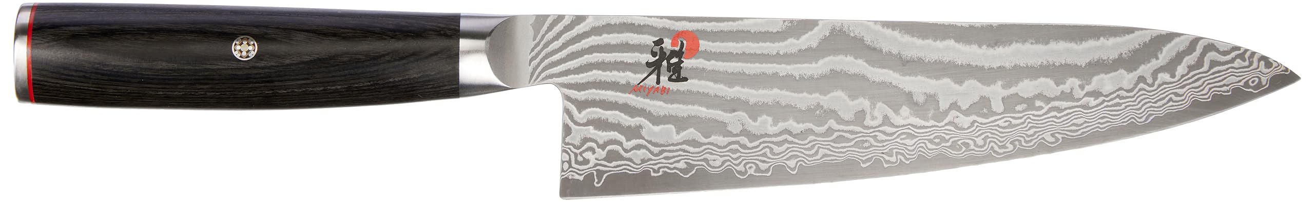 خرید از آمازون - چاقوی سرآشپز MIYABI، فولاد ضد زنگ، رنگارنگ، 33 x 3 x 6 سانتی متر Gyutoh 20 سانتی متر