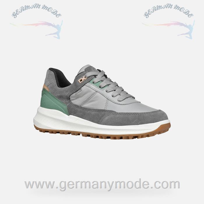 کتانی ورزشی ضد آب زنانه جی اوکس ایتالیا GEOX WASSERDICHTE SCHUHE Pg1x Abx Dame Abx Dame Grau/Hellgrau