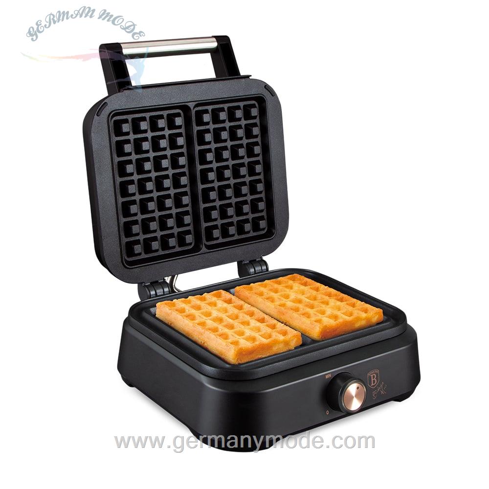 وافل ساز برلینگر هاوس مجارستان BerlingerHaus WAFFLE MAKER BERLINGER HAUS BH 9439 BLACK ROSE