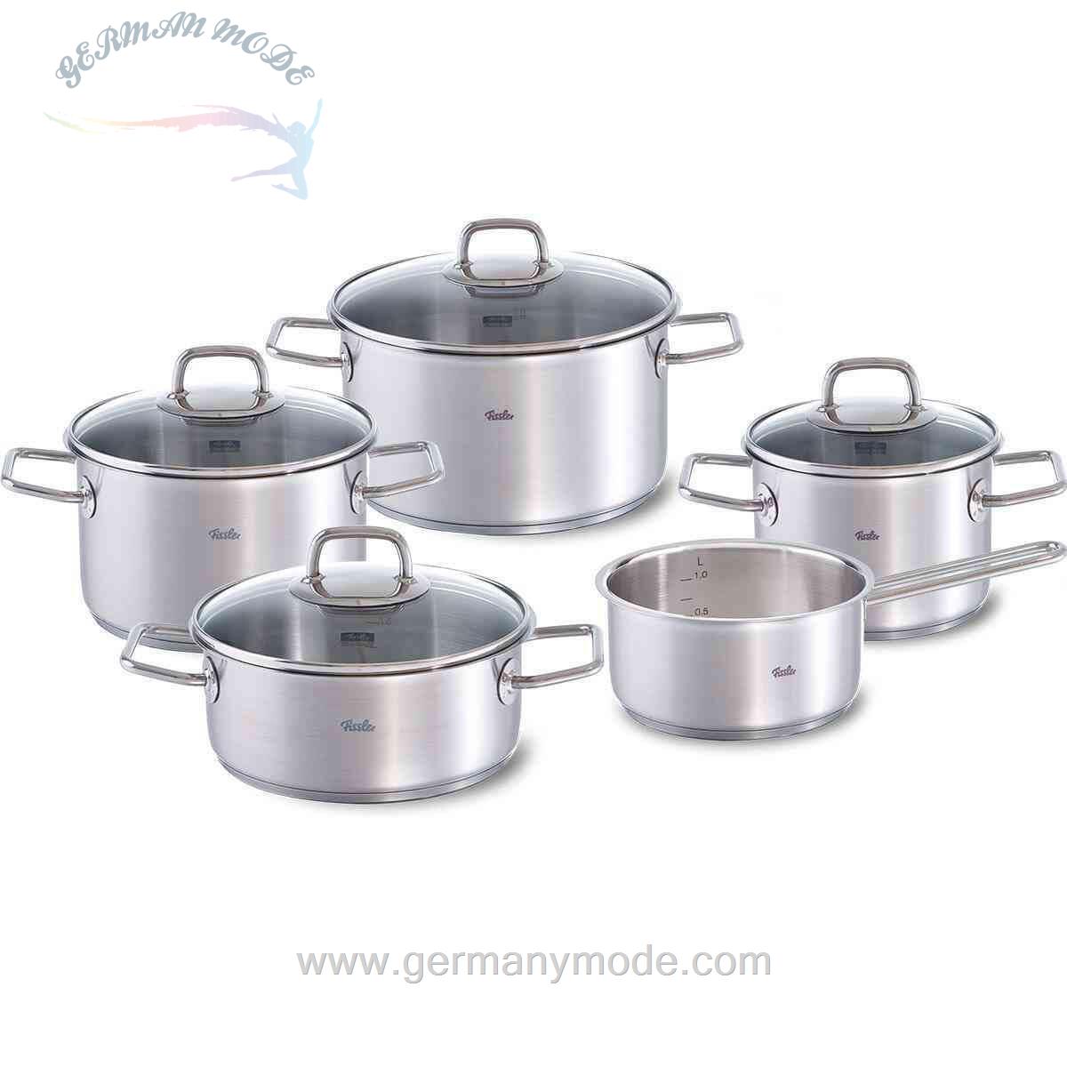سرویس قابلمه 5 پارچه فیسلر آلمان Fissler Viseo pot set 5 pcs