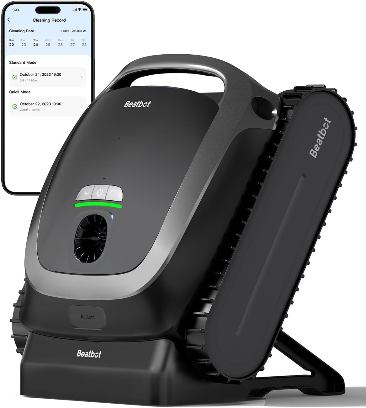 جارو رباتیک استخری بیت بات Beatbot AquaSense ربات تمیزکننده استخر بی‌سیم - بهینه‌سازی هوشمند مسیر، تمیز کردن کف
