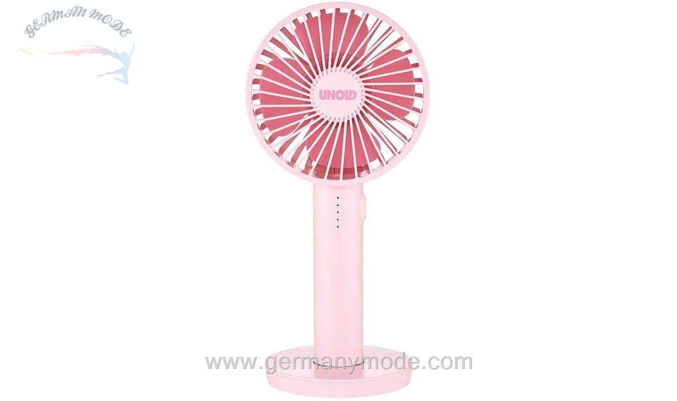 پنکه شارژی آنولد Unold Handventilator 86620 Breezy II pink