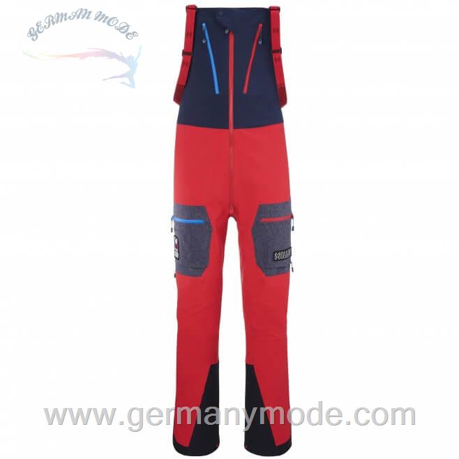 شلوار اسکی و کوهنوردی مردانه میلت فرانسه Millet Gore-Tex Hose für Herren - rot TRILOGY GTX DENIM BIB M