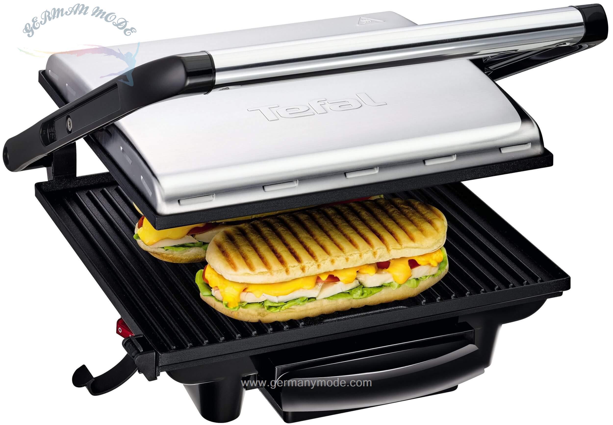 گریل باربیکیو تفال فرانسه Tefal Kontaktgrill GC241D Inicio Adjust