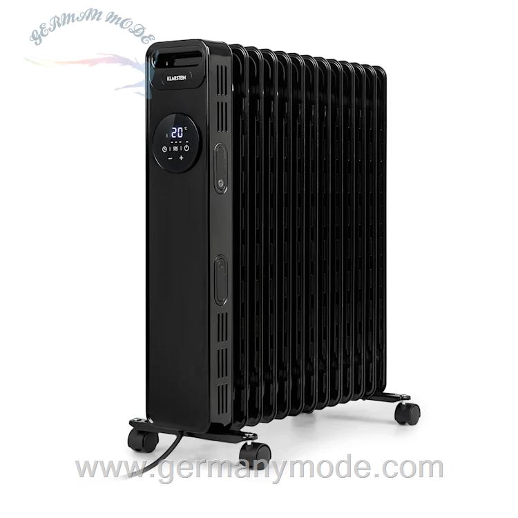 شوفاژ برقی کلارشتاین آلمان Klarstein Thermaxx Heatstream Ölradiator Schwarz 2500 watt Freistehend