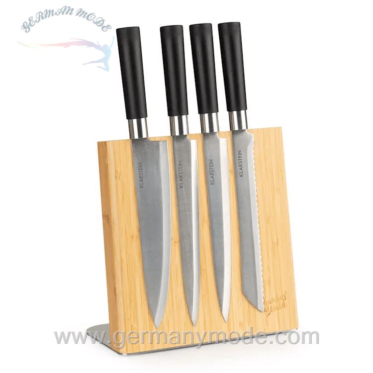 بلوک چاقو مغناطیسی کلارشتاین آلمان Klarstein Messerblock schräg Bambus