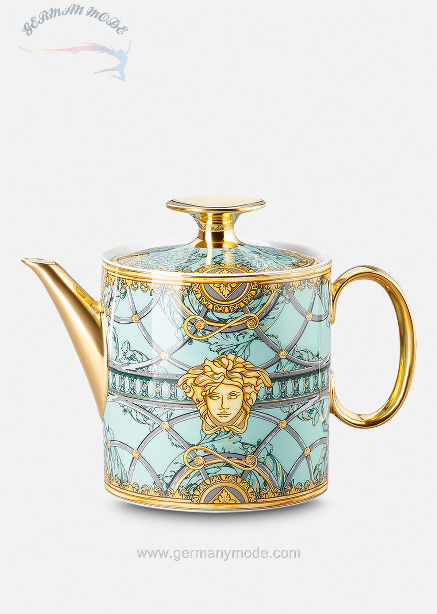 قوری قهوه خوری 6 نفره ورساچه ایتالیا VERSACE SCALA DEL PALAZZO TEEKANNE
