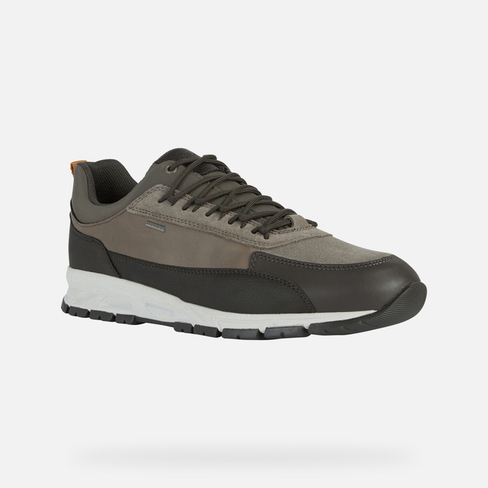کتانی مردانه ضد آب جی اوکس ایتالیا GEOX WASSERDICHTE SCHUHE Delray Abx Herr Testa Di Moro/Hellbeige