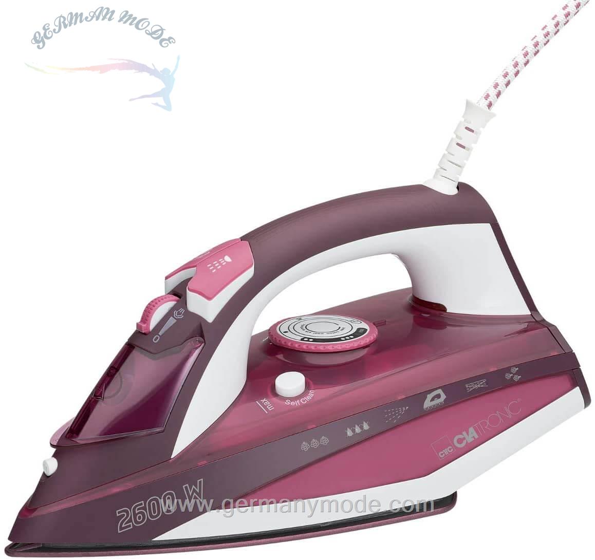 اتو بخار کلترونیک آلمان Clatronic DB 3705 Steam Iron 2600 Watt White / Red