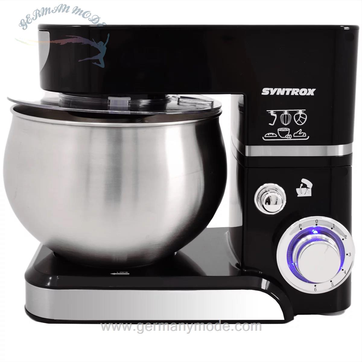 غذا ساز همه کاره سینتروکس آلمان Syntrox Küchenmaschine Knetmaschine Basic 5 Liter Farbwahl schwarz A Ware
