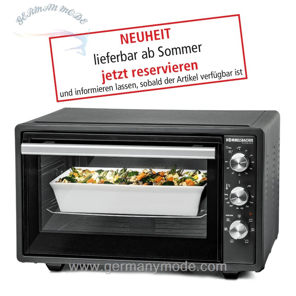 مینی فر 37 لیتری روملزباخر آلمان ROMMELSBACHER BACK GRILL OFEN BG 1620